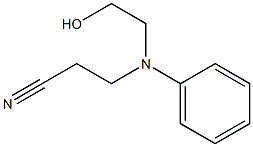 N-Hydroxyethyl-N-cyanoethylanilin 结构式