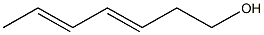 3,5-Heptadien-1-ol Structure