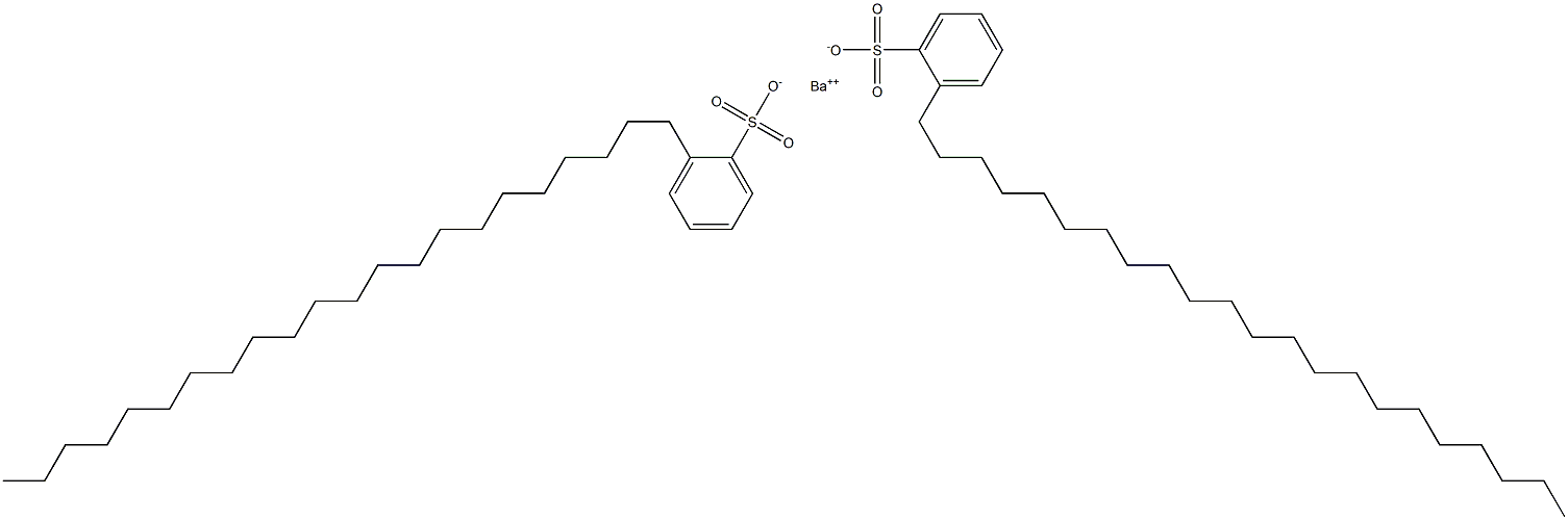 Bis(2-docosylbenzenesulfonic acid)barium salt,,结构式