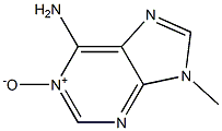 6-Amino-9-methyl-9H-purine 1-oxide Structure