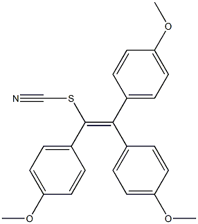 1,2,2-Tris(4-methoxyphenyl)ethenyl thiocyanate|