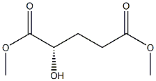[S,(+)]-2-Hydroxyglutaric acid dimethyl ester,,结构式
