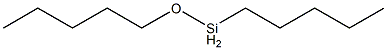 Pentyl(pentyloxy)silane Structure