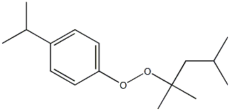 4-イソプロピルフェニル1,1,3-トリメチルブチルペルオキシド 化学構造式