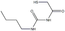 1-Butyl-3-(mercaptoacetyl)urea 结构式