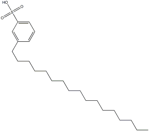3-Heptadecylbenzenesulfonic acid Structure