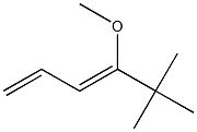 (Z)-1-tert-Butyl-1-methoxy-1,3-butadiene Structure