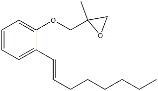 2-(1-Octenyl)phenyl 2-methylglycidyl ether Structure