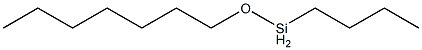 Butyl(heptyloxy)silane Structure