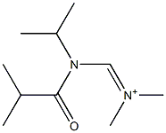 Dimethyl[[isopropyl(2-methylpropionyl)amino]methylene]aminium Struktur