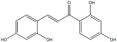 2,4,2',4'-Tetrahydroxychalcone,,结构式