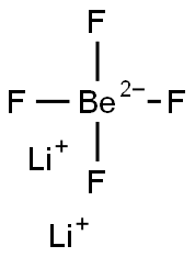 Lithium tetrafluoroberyllate 结构式