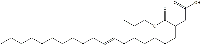 3-(7-Octadecenyl)succinic acid 1-hydrogen 4-propyl ester Struktur