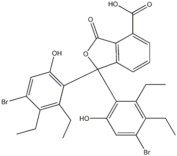  1,1-Bis(4-bromo-2,3-diethyl-6-hydroxyphenyl)-1,3-dihydro-3-oxoisobenzofuran-4-carboxylic acid
