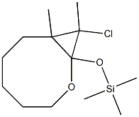  9-Chloro-8,9-dimethyl-1-(trimethylsilyloxy)-2-oxabicyclo[6.1.0]nonane