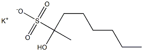 2-Hydroxyoctane-2-sulfonic acid potassium salt