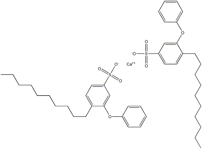 Bis(4-decyl-3-phenoxybenzenesulfonic acid)calcium salt