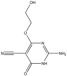 2-Amino-5-cyano-6-(2-hydroxyethoxy)pyrimidin-4(3H)-one