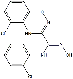 N,N'-Bis(2-chlorophenyl)ethanediamide dioxime Structure