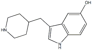 3-(4-Piperidylmethyl)-1H-indol-5-ol,,结构式