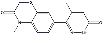 4-Methyl-7-[(1,4,5,6-tetrahydro-4-methyl-6-oxopyridazin)-3-yl]-2H-1,4-benzothiazin-3(4H)-one