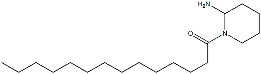 2-Amino-1-tetradecanoylpiperidine Structure