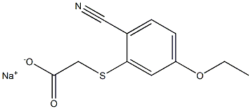  (2-Cyano-5-ethoxyphenylthio)acetic acid sodium salt