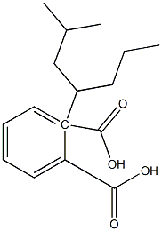 (-)-Phthalic acid hydrogen 1-[(R)-3-methyl-1-propylbutyl] ester 结构式