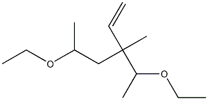 3-(1-Ethoxyethyl)-3-methyl-5-ethoxy-1-hexene Structure