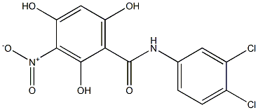 2,4,6-Trihydroxy-3-nitro-N-(3,4-dichlorophenyl)benzamide
