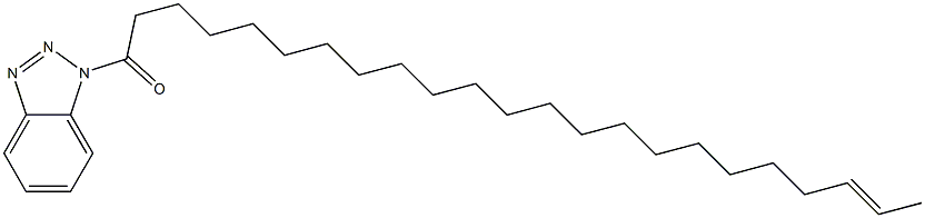 1-(1-オキソ-21-トリコセニル)-1H-ベンゾトリアゾール 化学構造式