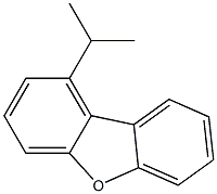 1-イソプロピルジベンゾフラン 化学構造式