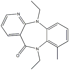 6,11-Dihydro-6,11-diethyl-7-methyl-5H-pyrido[2,3-b][1,5]benzodiazepin-5-one|