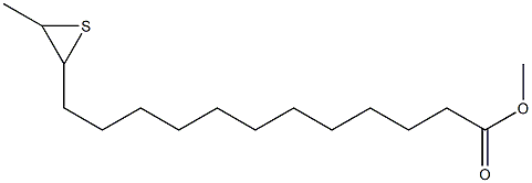 13,14-Epithiopentadecanoic acid methyl ester Structure