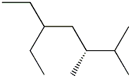 [R,(+)]-5-Ethyl-2,3-dimethylheptane,,结构式