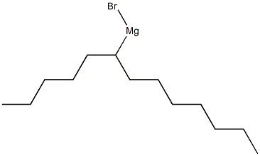 (1-Pentyloctyl)magnesium bromide Structure