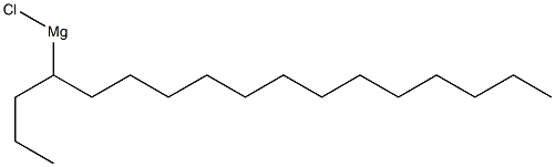 (1-プロピルテトラデシル)マグネシウムクロリド 化学構造式