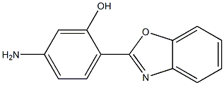 5-Amino-2-(benzoxazole-2-yl)phenol,,结构式