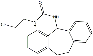 1-(2-Chloroethyl)-3-(10,11-dihydro-5H-dibenzo[a,d]cyclohepten-5-yl)urea Struktur