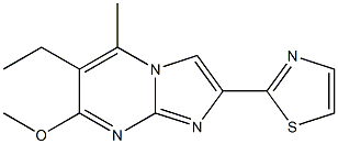 2-(2-Thiazolyl)-6-ethyl-7-methoxy-5-methylimidazo[1,2-a]pyrimidine