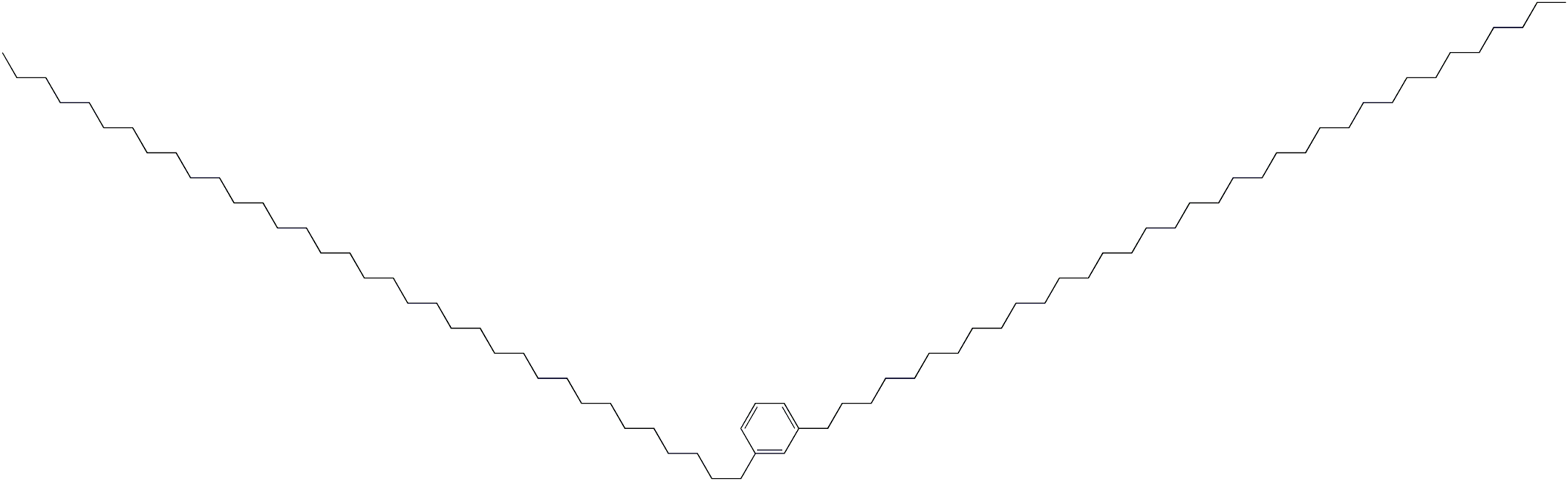 1,3-Di(pentatriacontan-1-yl)benzene,,结构式