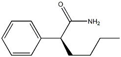 [S,(+)]-2-Phenylhexanamide,,结构式