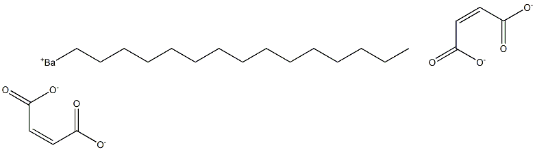 Bis(maleic acid 1-pentadecyl)barium salt 结构式