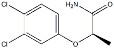 [R,(-)]-2-(3,4-Dichlorophenoxy)propionamide,,结构式
