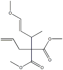  2-(2-Propenyl)-2-(1-methyl-3-methoxy-2-propenyl)malonic acid dimethyl ester