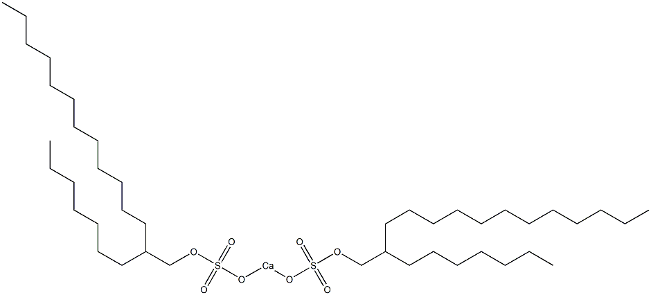 Bis(2-heptyltetradecyloxysulfonyloxy)calcium 结构式