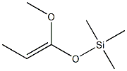 (E)-1-(Trimethylsilyloxy)-1-methoxy-1-propene Struktur