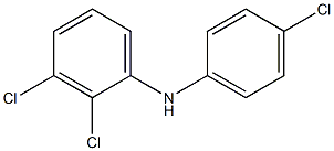 2,3-Dichlorophenyl 4-chlorophenylamine Structure