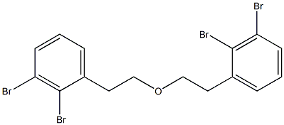 2,3-Dibromophenylethyl ether Structure