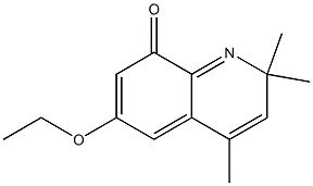 6-Ethoxy-2,2,4-trimethylquinolin-8(2H)-one,,结构式